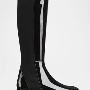 STUART WEITZMAN 5050 Patent Stretch Knee-High Boots